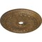 Ekena Millwork Viceroy Ceiling Medallion (Canopies up to 4 7/8"), 35 1/8"OD x 4 7/8"ID x 2 1/2"P, Rubbed Bronze CM35VIRZS - alternate 3